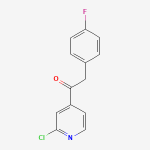 1-(2-Chloropyridin-4-yl)-2-(4-fluorophenyl)ethanone