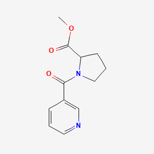 Methyl 1-(pyridine-3-carbonyl)pyrrolidine-2-carboxylate