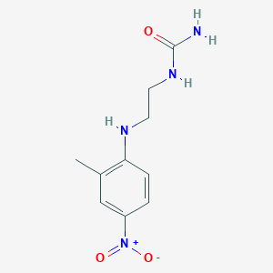 4-nitro-2-methyl-N-(beta-ureido-ethyl)aniline
