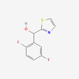 2-[(2,5-Difluorophenyl)-hydroxymethyl]thiazole