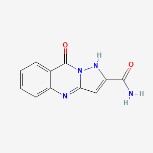 4,9-Dihydro-9-oxo-pyrazolo[5,1-b]quinazoline-2-carboxamide