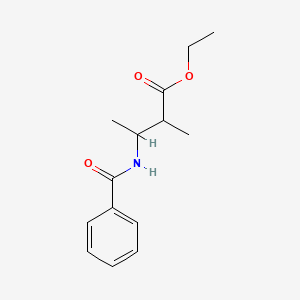 3-Benzoylamino-2-methyl-butyric acid, ethyl ester