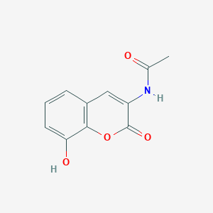 3-Acetylamino-2-oxo-8-hydroxychromen