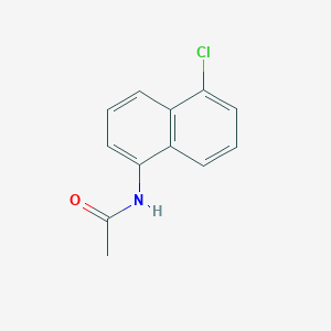 molecular formula C12H10ClNO B8387740 1-Acetamino-5-chloronaphthalene 
