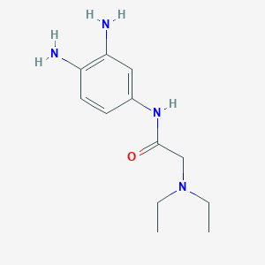 molecular formula C12H20N4O B8387753 N-(3,4-diaminophenyl)-2-(diethylamino)acetamide 