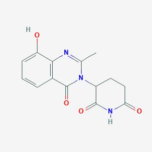 3-(8-hydroxy-2-methyl-4-oxo-4H-quinazolin-3-yl)-piperidine-2,6-dione