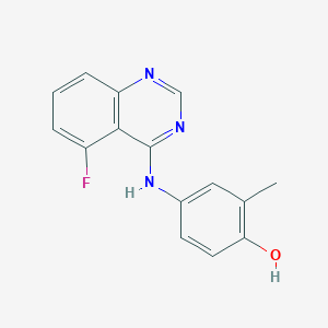 2-Methyl-4-[(5-fluoroquinazolin-4-yl)amino]phenol
