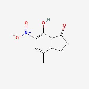4-Methyl-6-nitro-7-hydroxy-1-indanone
