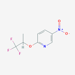 5-Nitro-2-(2,2,2-trifluoro-1-methyl-ethoxy)-pyridine