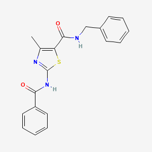 2-Benzoylamino-4-methylthiazole-5-carboxylic Acid Benzylamide