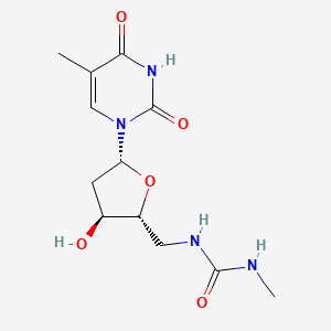 5'-(3-Methylureido)-5'-deoxythymidine