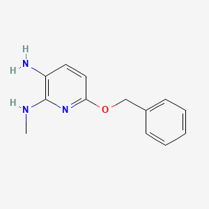 3-Amino-6-benzyloxy-2-methylaminopyridine