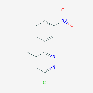 5-Methyl-6-(m-nitrophenyl)-3-chloropyridazine