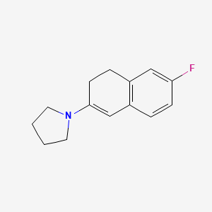 6-Fluoro-2-pyrrolidinyl-3,4-dihydronaphthalene