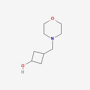 molecular formula C9H17NO2 B8387939 cis-3-(Morpholinomethyl)cyclobutanol 
