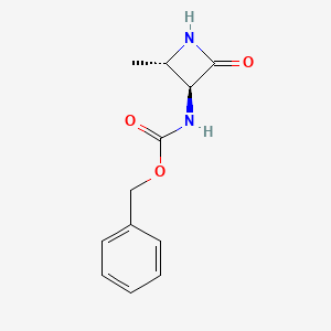 molecular formula C12H14N2O3 B8388175 Benzyl (2s,3s)-2-methyl-4-oxoazetidin-3-ylcarbamate 