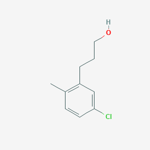 4-Chloro-2-(3-hydroxypropyl)toluene