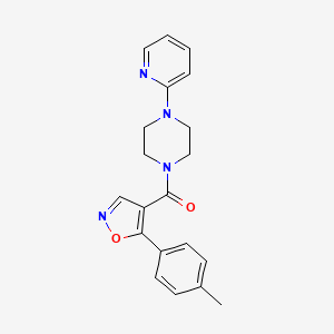 1-{[5-(4-Methylphenyl)isoxazol-4-yl]carbonyl}-4-pyridin-2-ylpiperazine