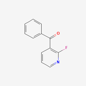 molecular formula C12H8FNO B8388399 3-Benzoyl-2-fluoropyridine CAS No. 79574-71-3