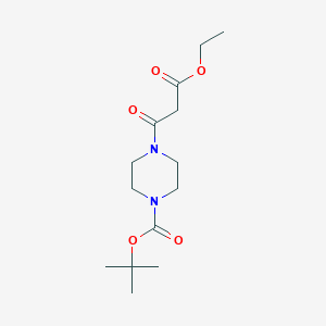 molecular formula C14H24N2O5 B8388410 Tert-butyl 4-(3-ethoxy-3-oxopropanoyl)piperazine-1-carboxylate 