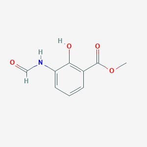 molecular formula C9H9NO4 B8388685 3-Formylamino-2-hydroxy-benzoic Acid Methyl Ester CAS No. 99358-22-2