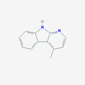 molecular formula C12H10N2 B083889 4-Methyl-9h-pyrido[2,3-b]indole CAS No. 13174-97-5