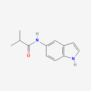 molecular formula C12H14N2O B8388908 N-(1H-indol-5-yl)isobutyramide 