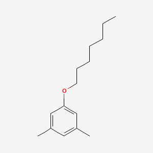 molecular formula C15H24O B8388931 1-Heptoxy-3,5-dimethylbenzene 
