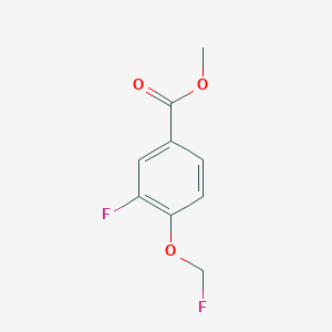 3-Fluoro-4-fluoromethoxy-benzoic acid methyl ester