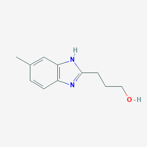molecular formula C11H14N2O B083890 3-(5-Methyl-1H-benzimidazol-2-yl)propan-1-ol CAS No. 13395-19-2