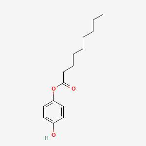 Nonanoic acid 4-hydroxyphenyl ester