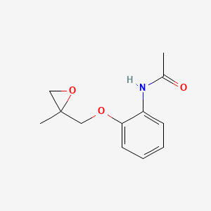 N-{2-[(2-methyl-2-oxiranyl)methoxy]phenyl}acetamide