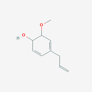 molecular formula C10H14O2 B8389066 6-Methoxy-4-prop-2-enylcyclohexa-2,4-dien-1-ol 