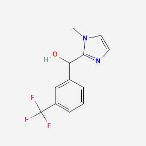 1-methyl-alpha-(3-trifluoromethylphenyl)-1H-imidazole-2-methanol