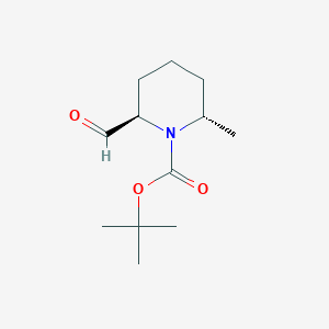 trans-N-Boc-2-Methyl-6-Piperidinecarboxaldehyde