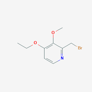 2-Bromomethyl-4-ethoxy-3-methoxy-pyridine
