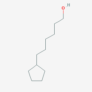 molecular formula C11H22O B8389398 6-Cyclopentyl-hexan-1-ol 