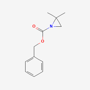 molecular formula C12H15NO2 B8389585 N-Cbz-2,2-dimethylaziridine 