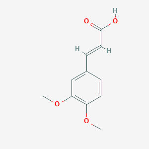 molecular formula C11H12O4 B083896 3,4-二甲氧基肉桂酸 CAS No. 14737-89-4