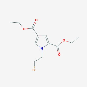 diethyl 1-(2-bromoethyl)-1H-pyrrole-2,4-dicarboxylate