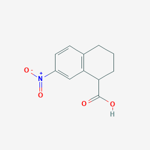 7-Nitro-1,2,3,4-tetrahydro-1-naphthoic acid