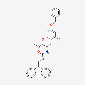Methyl (S)-2-((((9H-fluoren-9-yl)methoxy)carbonyl)amino)-3-(4-(benzyloxy)-2-fluorophenyl)propanoate