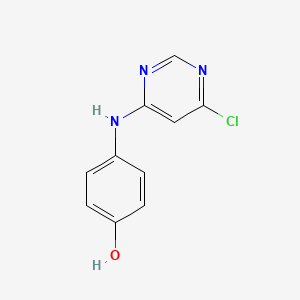 4-(4-Hydroxyanilino)-6-chloropyrimidine