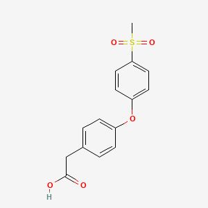 [p-(p-Methylsulfonylphenoxy)phenyl]acetic Acid