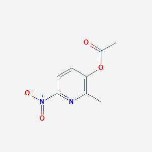 molecular formula C8H8N2O4 B8389762 Acetic acid 2-methyl-6-nitro-pyridin-3-yl ester 