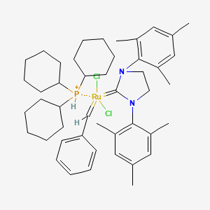 molecular formula C46H66Cl2N2PRu+ B8389790 Grubbs second generation 