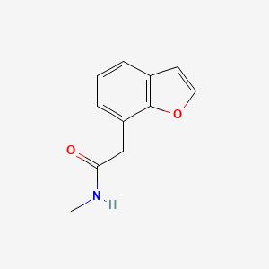 molecular formula C11H11NO2 B8389819 benzofuran-7-yl-N-methylacetamide 