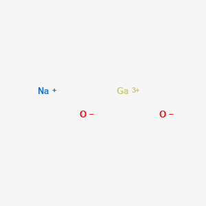 molecular formula Ga2NaO2+ B083899 Digallium sodium dioxide CAS No. 12063-93-3