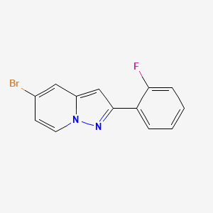 5-Bromo-2-(2-fluorophenyl)pyrazolo[1,5-a]pyridine