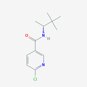 6-Chloro-N-[(R)-3,3-dimethyl-2-butyl]nicotinamide